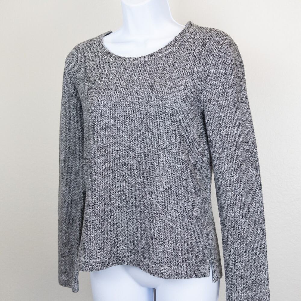 Madewell Gray Scoop Neck Sweater